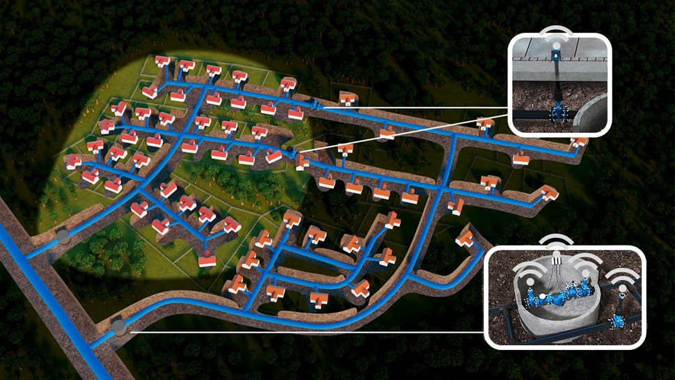 Divide your supply network into district metering areas to reduce non-revenue water