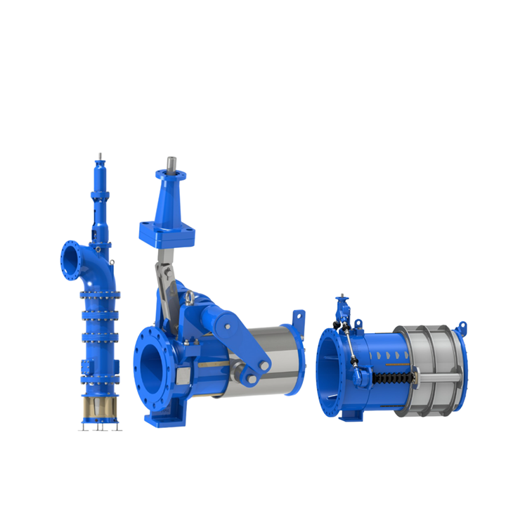 Dams and reservoir discharge valve