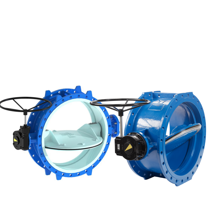 Dams reservoir butterfly valves