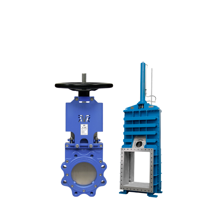 Dams and reservoir slide and knife gate valve