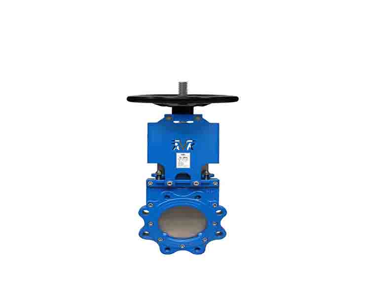 Knife gate valve for wastewater collection
